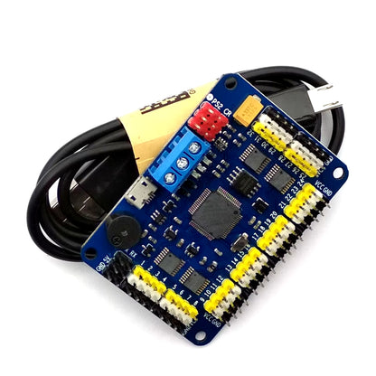 32 Channel Robot Servo Control Board Servo Motor Controller PS2 Wireless Control USB/UART Connection Mode Versatile Servo Controller For Robotics And Automation Projects - RS438