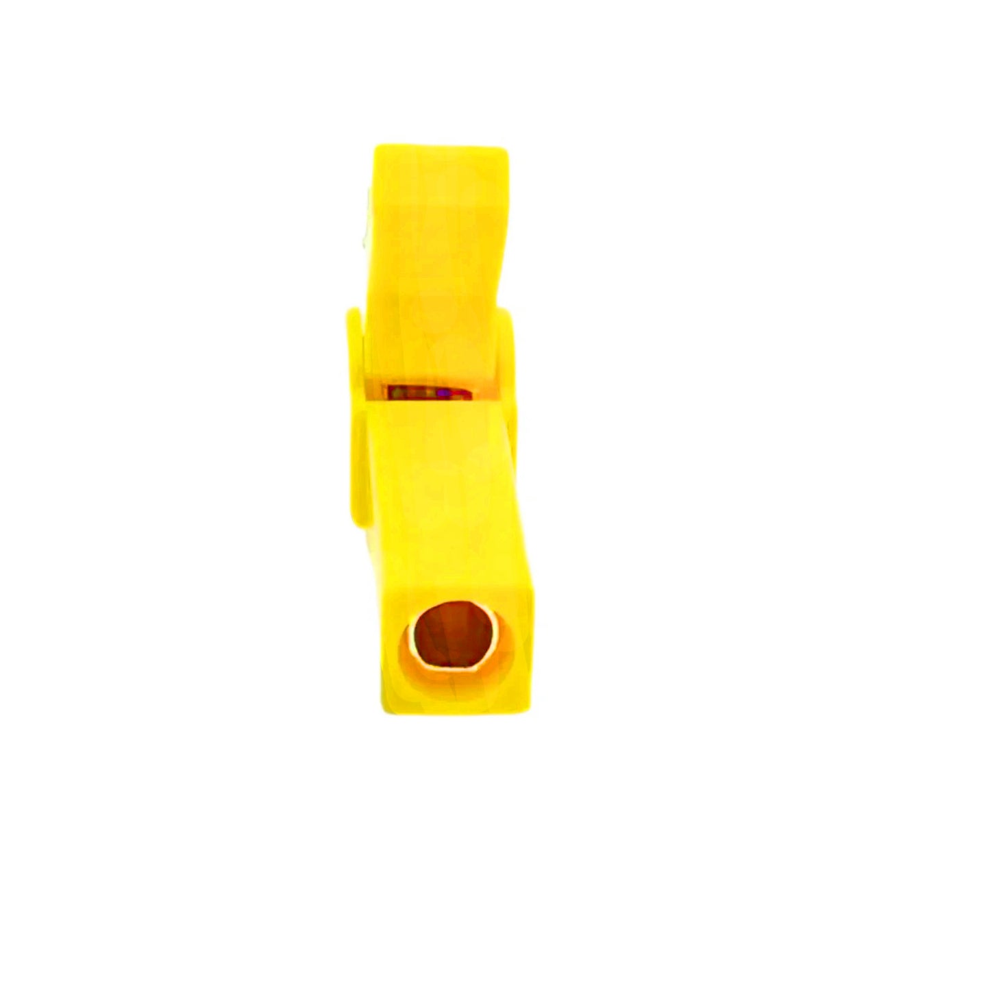 55mm Copper Crocodile Clip Copper Insulated Crocodile Clip 55mm Insulated Clip Opening 10mm For Banana Plug 4mm High-Quality Crocodile Clip - Yellow- RS6822