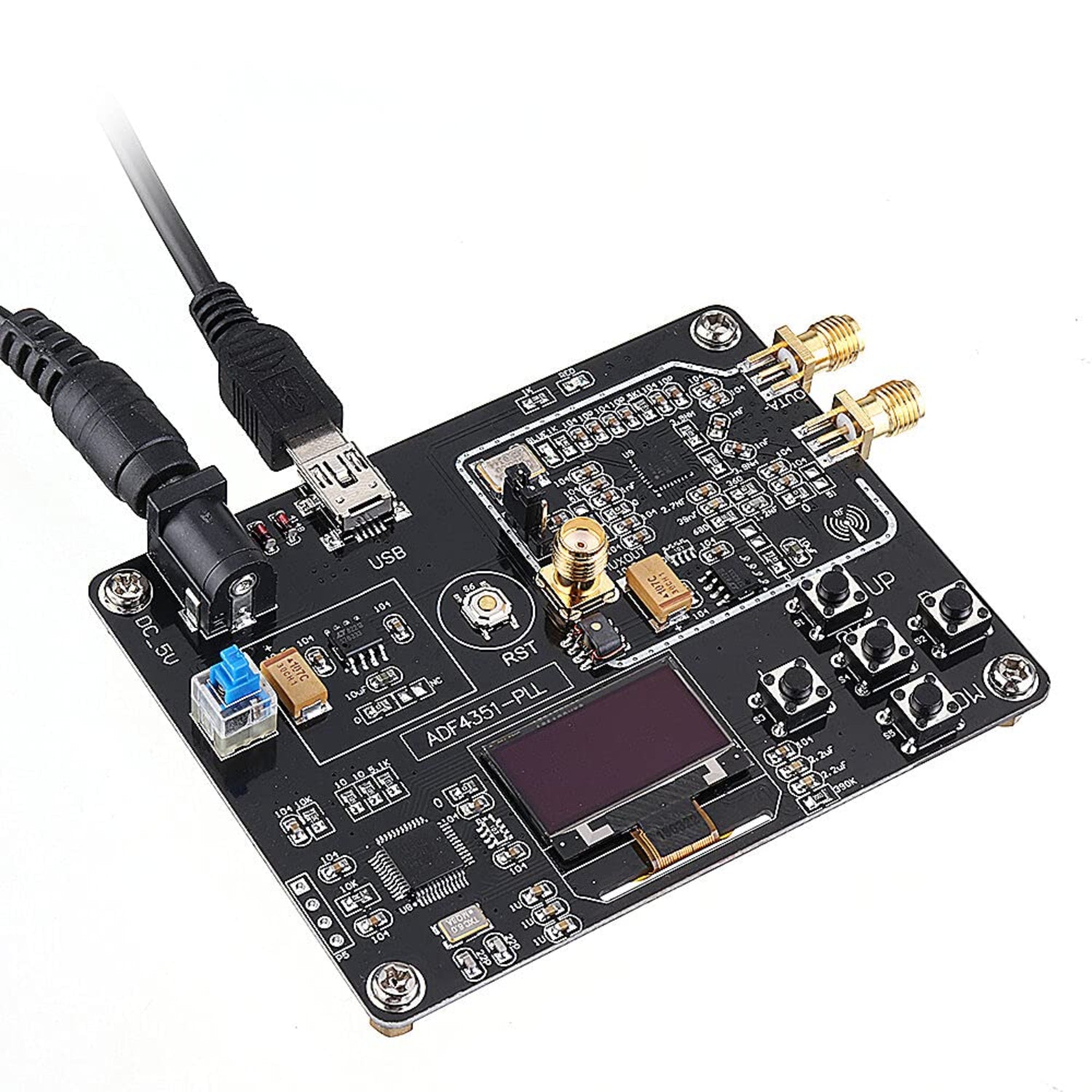 Programmable Signal Generator Module Rs232 35MHz-4.4GHz Signal Generator Module RF Signal Source – REES52