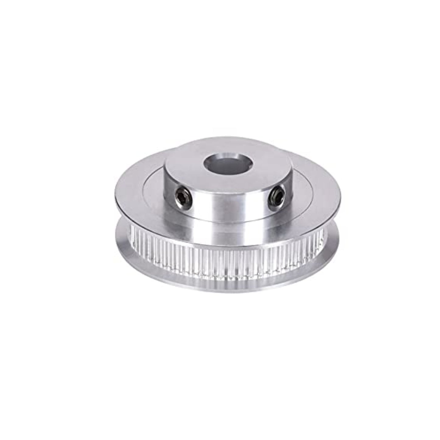 GT2 60 Teeth Timing Pulley 60T GT2 Aluminum Pulley GT2 6mm Aluminum Timing Pulley Durable GT2 60T Timing Pulley 6mm Belt 5mm Bore Aluminum - RS4693