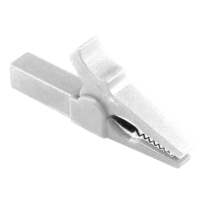 55mm Copper Crocodile Clip Copper Insulated Crocodile Clip 55mm Insulated Clip Opening 10mm For Banana Plug 4mm High-Quality Crocodile Clip - White - RS6820