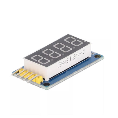 74HC595 Driven 4-Bit LED Digital Tube Module 0.4 Inch LED Digital Display Module DIY Digital Display Module High-Brightness Digital Display With 74HC595 Interface - RS6668