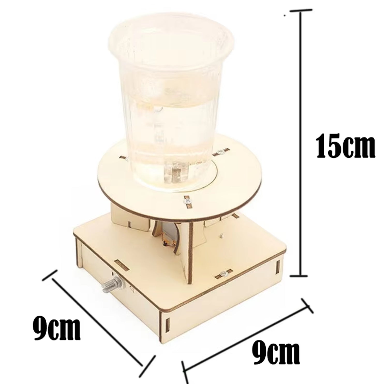 Wooden Electric Vortex STEM Kit Educational Electric Vortex Build Your Own Electric Vortex Power Up Your Mind Interactive Science Experiment For Children - RS6449