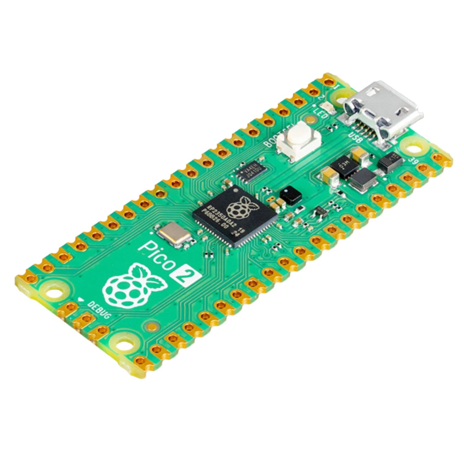 Raspberry Pi Pico 2 Pi RP2350 Microcontroller Pico 2 Powerful Dual-Core Arm Cortex-M33 Microcontroller RP2350 Based Board - RS7122