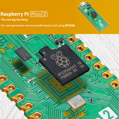 Raspberry Pi Pico 2 Pi RP2350 Microcontroller Pico 2 Powerful Dual-Core Arm Cortex-M33 Microcontroller RP2350 Based Board - RS7122