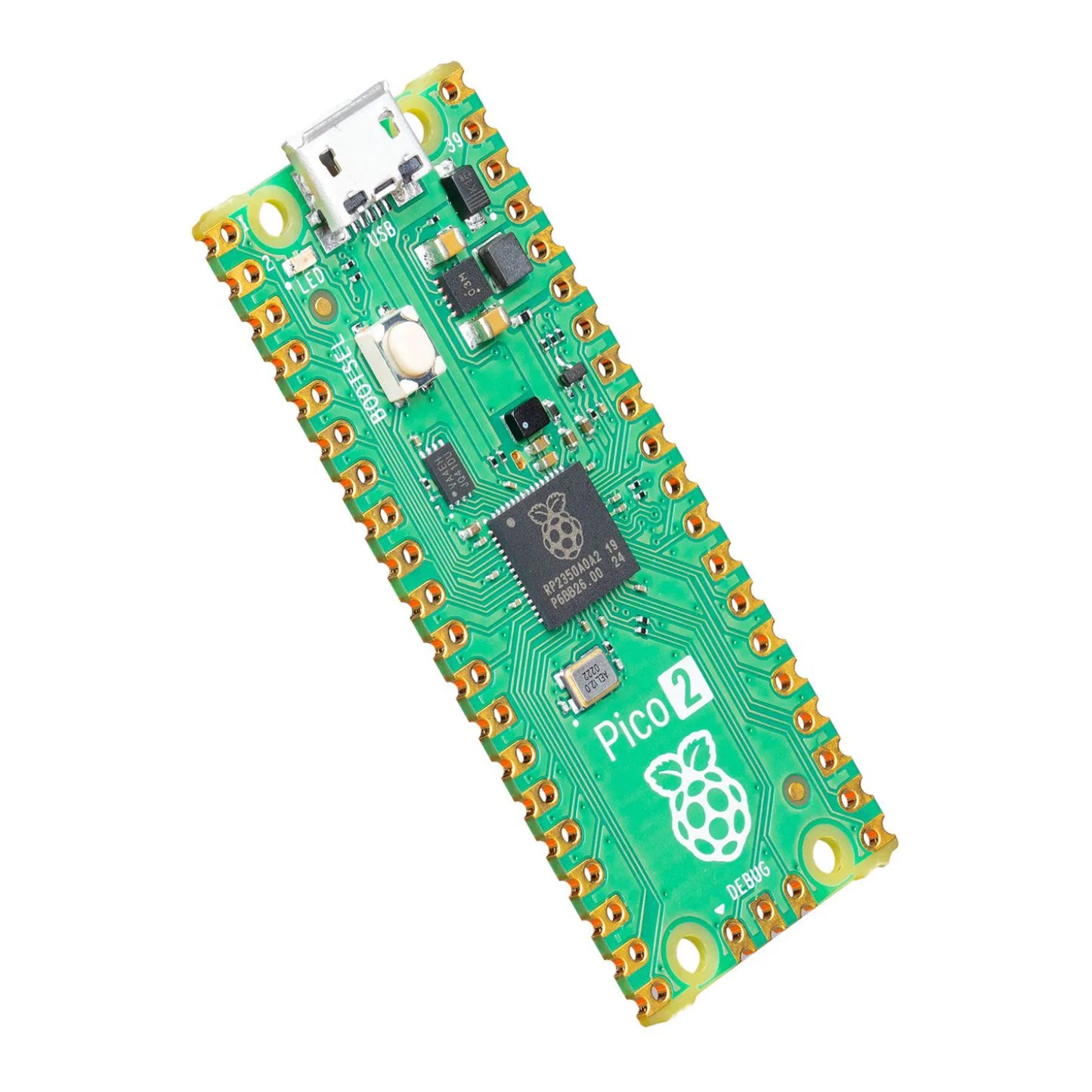 Raspberry Pi Pico 2 Pi RP2350 Microcontroller Pico 2 Powerful Dual-Core Arm Cortex-M33 Microcontroller RP2350 Based Board - RS7122