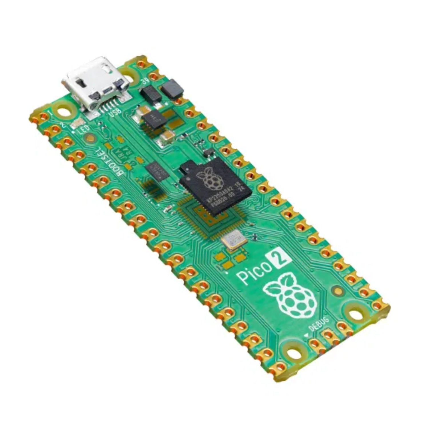 Raspberry Pi Pico 2 Pi RP2350 Microcontroller Pico 2 Powerful Dual-Core Arm Cortex-M33 Microcontroller RP2350 Based Board - RS7122