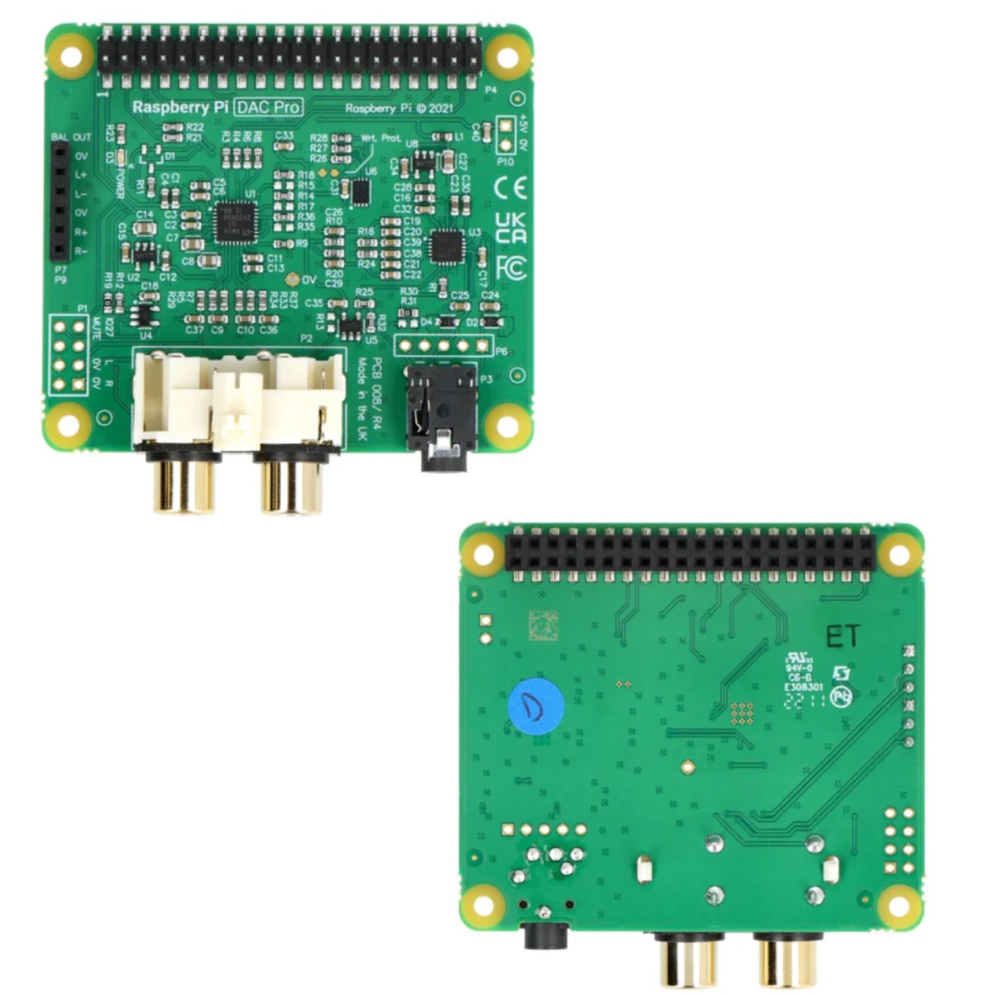 Raspberry Pi DAC Pro RPi DAC Pro Enhancing Raspberry Pi Audio With Full HD 24-bit/192 kHz Sound Card For Raspberry Pi 4B/3B+/3B - RS7117