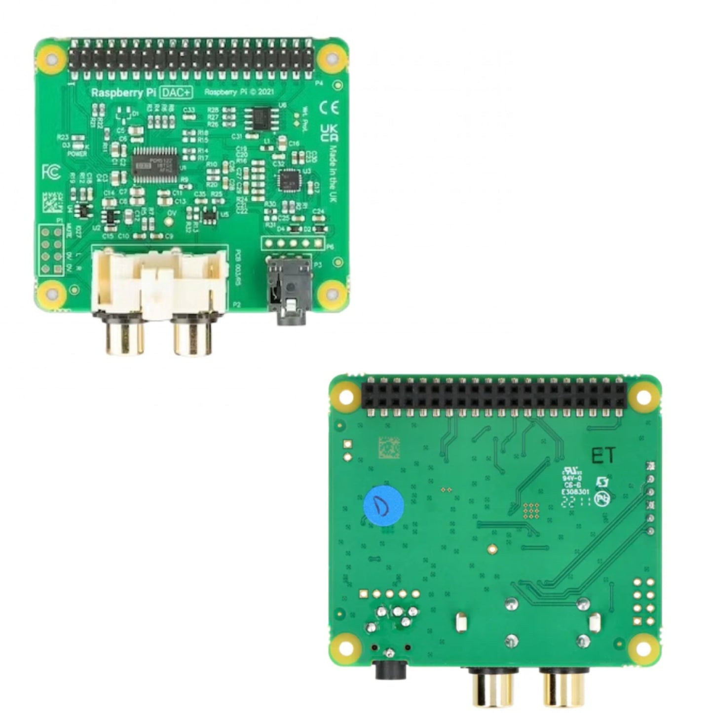 Raspberry Pi DAC+ Pi DAC+ Enhance Your Raspberry Pi Audio Experience With DAC+ (0-2V RMS) 3.5mm Panelmounted Barrel Socket - RS7116