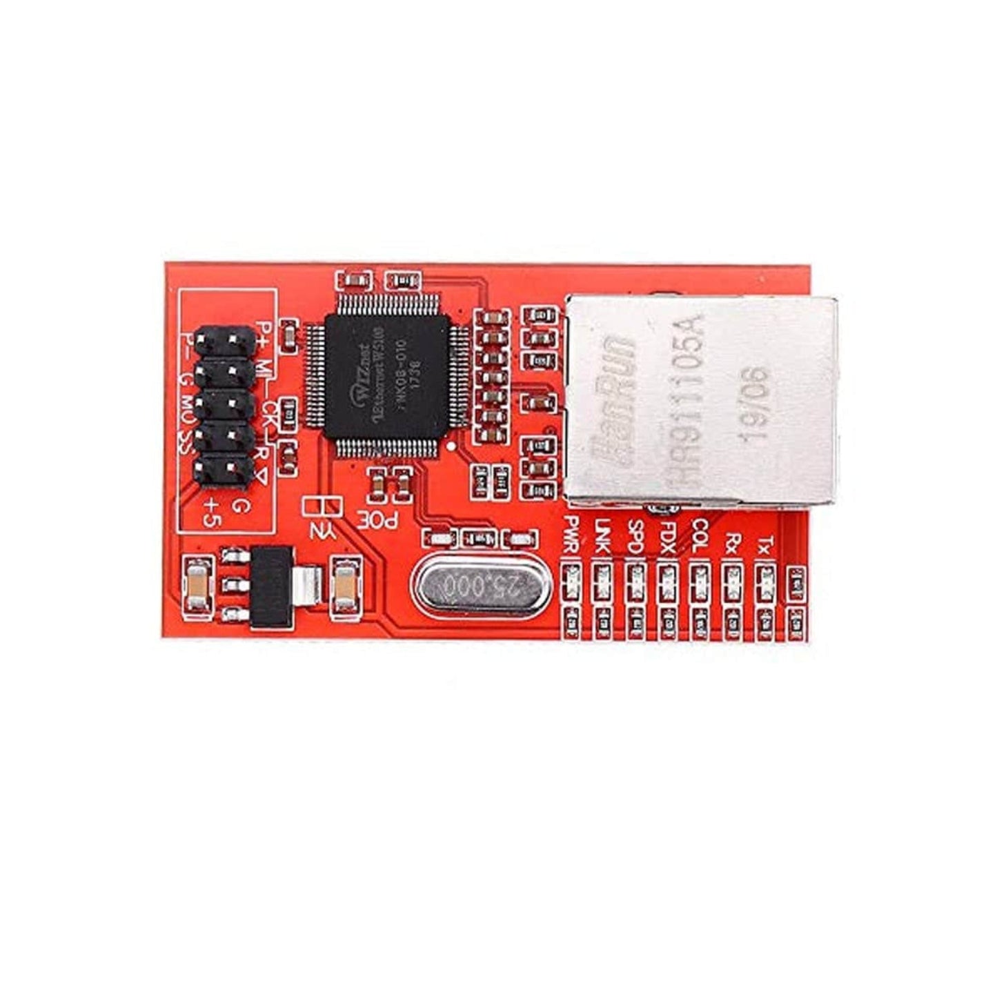 Mini W5100 Ethernet Network Module W5100 Ethernet Module W5100 Ethernet Network Module High-Performance W5100 Ethernet Module For Arduino UNO Mega 2560 - RS2895