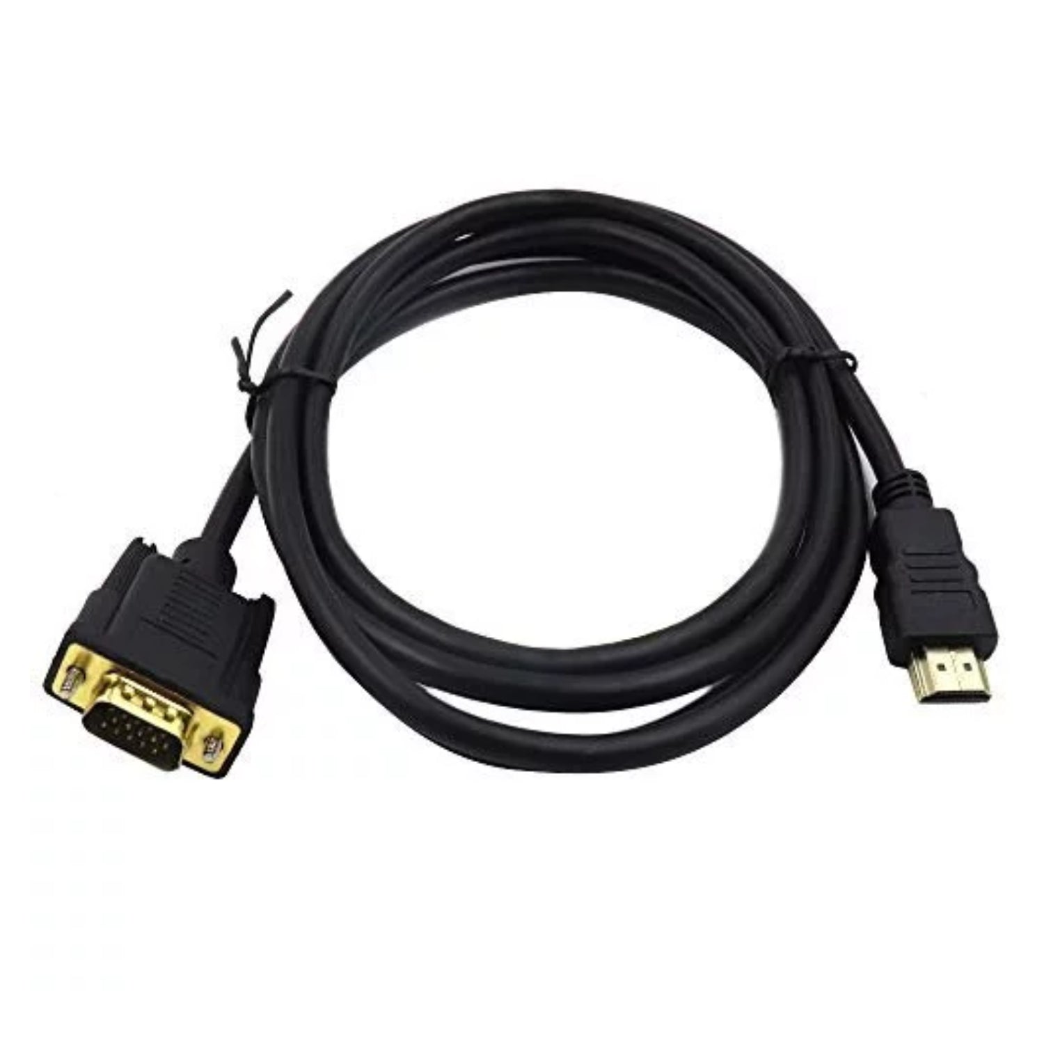 HDMI To VGA Cable Gold-Plated HDMI To VGA Cable 1080P@60Hz HDMI To VGA Cable Convenient HDMI To VGA Converter For PC, Laptop, And TV - 1 Meter - RS7175