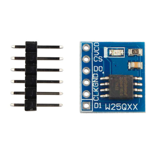 W25Q64 SPI Flash Module 64Mbit 8MByte Data Flash Module W25Q64 Flash Module Reliable Data Storage For IoT And Industrial Applications - RS3378/RS2868