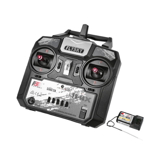 FlySky FS-i4X 4CH Transmitter & FS-A6 Receiver 2.4GHz 4-Channel RC System High-Performance RC Control Set 4-Channel RC Transmitter FlySky FS-i4X RC Remote Control - RS3048