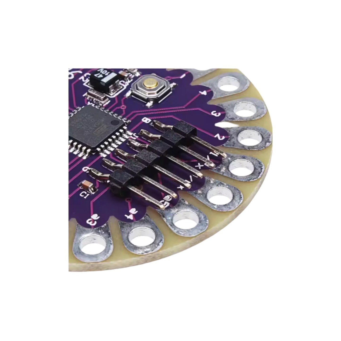 Lilypad 328 Mainboard 16MHz Lilypad Arduino Compatible Board Lilypad 328 Board With Atmega328P Microcontroller Arduino-Compatible Lilypad 328 Main Board - RS4422