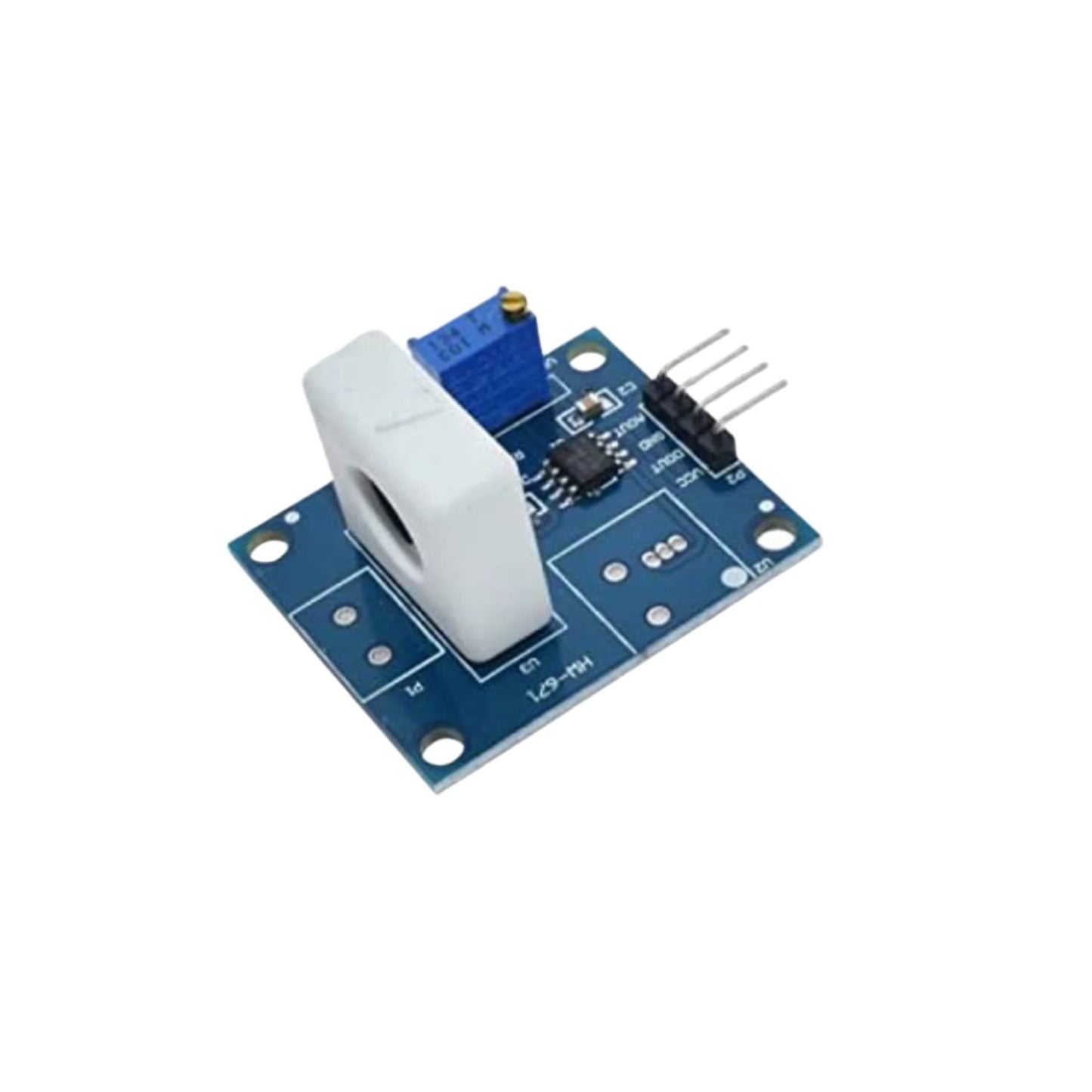 WCS1700 Current Sensor Module DC 5V Hall Current Sensor With Overcurrent Protection Current Sensor Module With OCP Accurate Current Measurement Module With Overcurrent Safety - RS2894