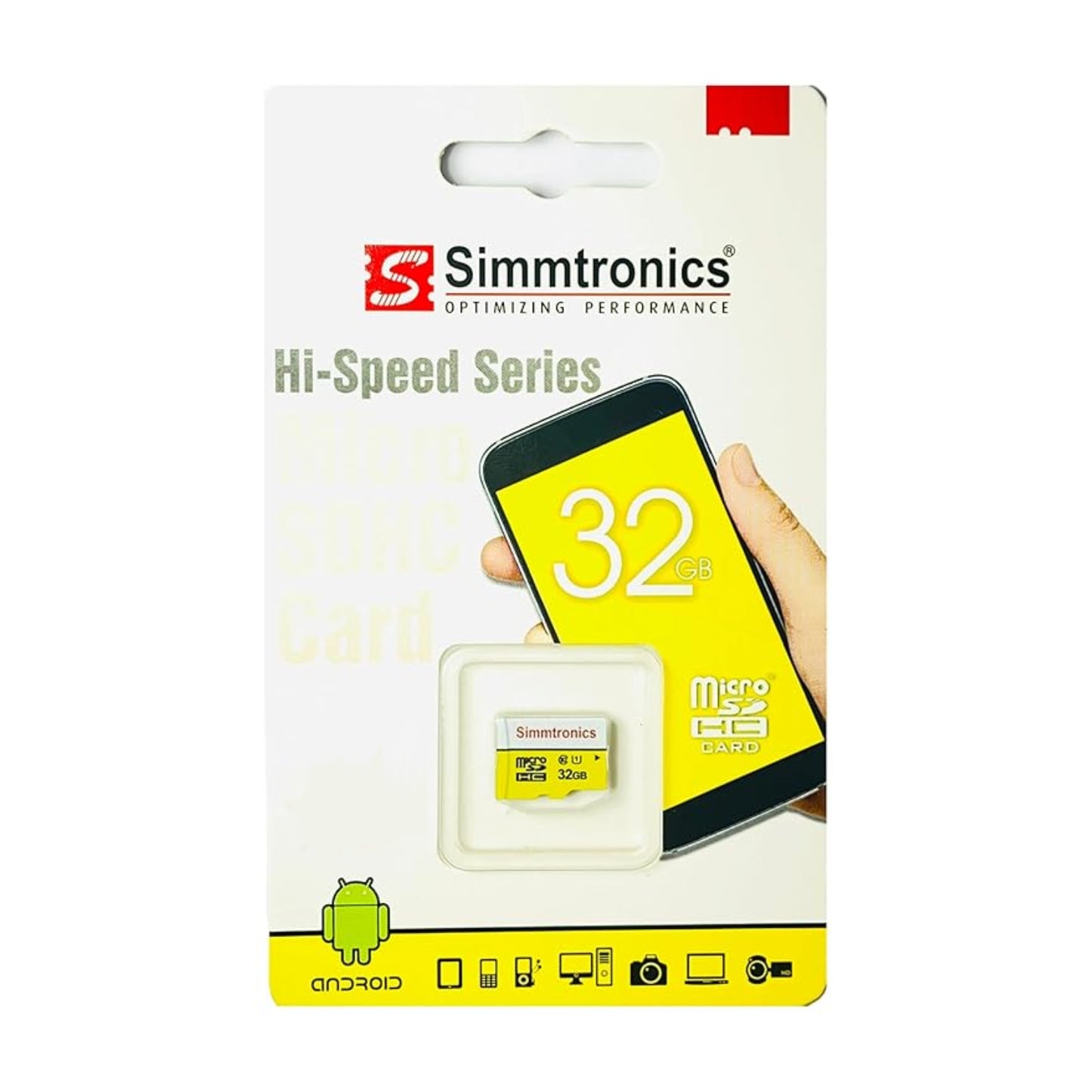 Simmtronics 32GB MicroSDXC Card Class 10 32GB 100MB/s Memory Card 32GB MicroSD Card Elevate Your Device For Capture More, Store More - RS7077