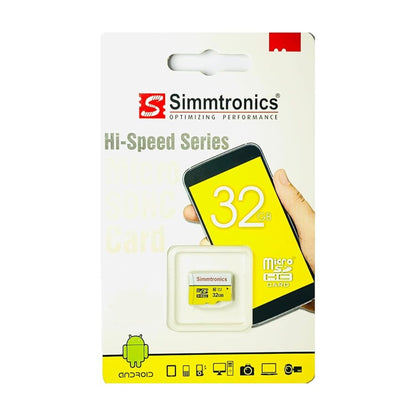 Simmtronics 32GB MicroSDXC Card Class 10 32GB 100MB/s Memory Card 32GB MicroSD Card Elevate Your Device For Capture More, Store More - RS7077