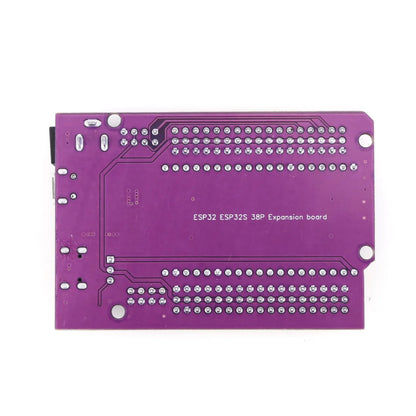 ESP32 38-Pin Expansion Board ESP32 Expansion Board Type-C ESP32 Expansion Board Elevate Your ESP32 Projects With This Vibrant Expansion Board - Purple - RS6743