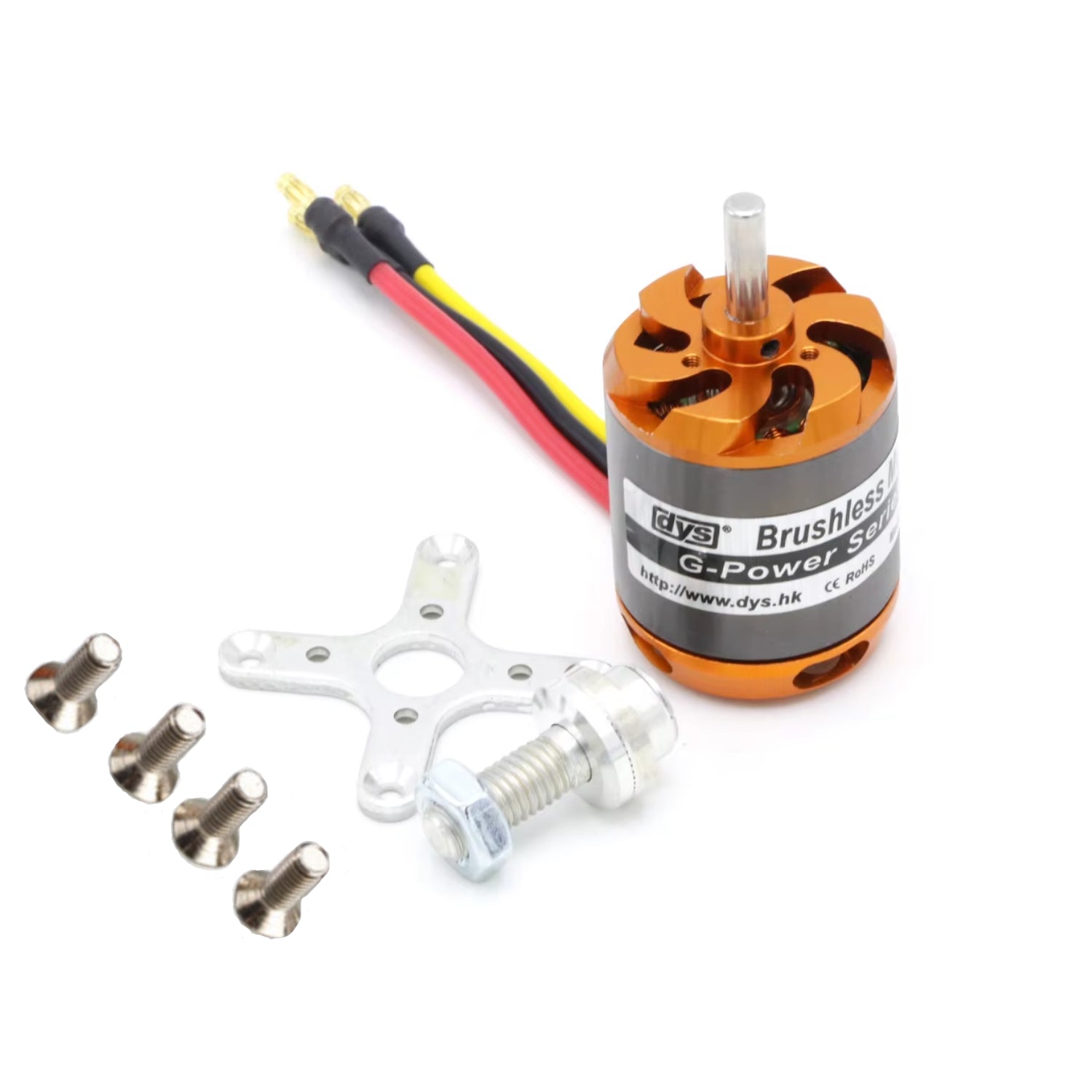 DYS D3548-6 790KV Brushless Motor DYS 790KV BLDC Motor D3548-6 Brushless Outrunner Motor High-Performance D3548 6-Pole Brushless Motor For Quadcopters and Multirotors - RS3696