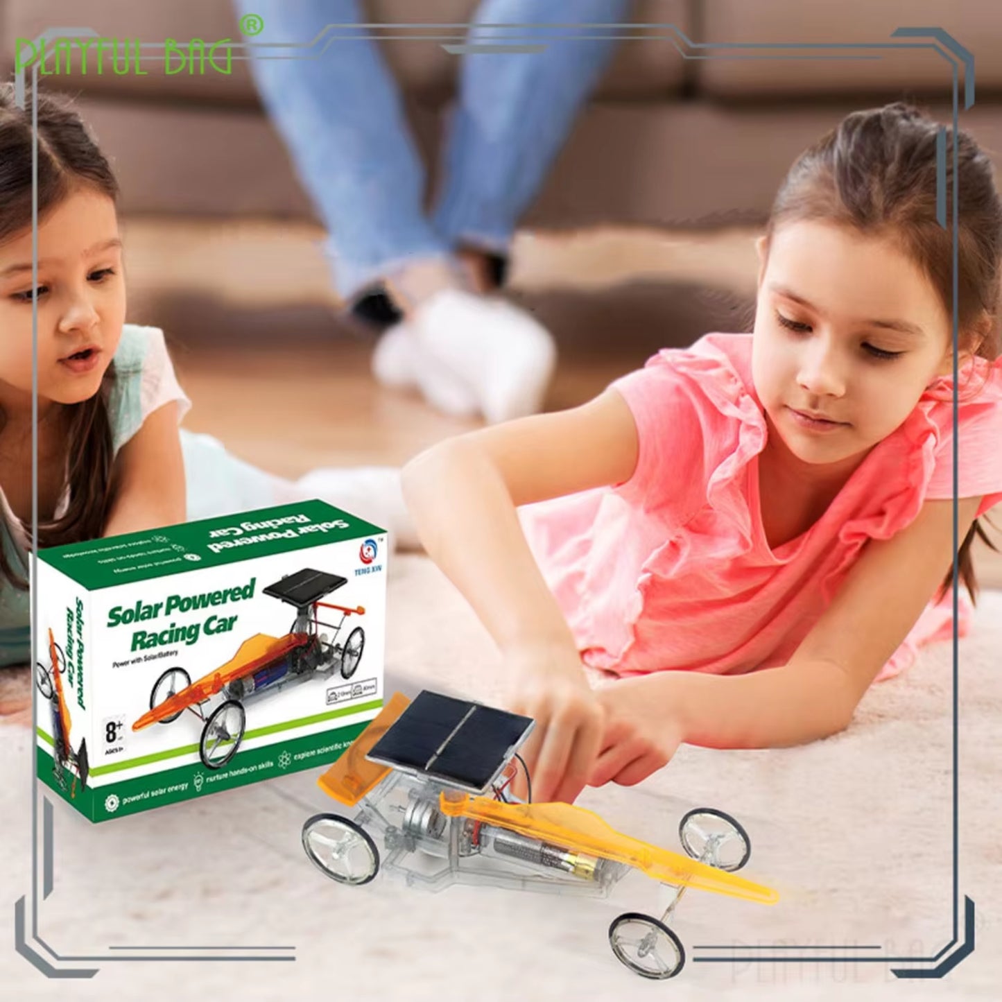 TXX-058 PRIME Solar Powered Racing Car Educational Solar Car Kit Develop Engineering Skills With  DIY Solar Car Kit Renewable Energy Learning Kit For Beginners - RS6969