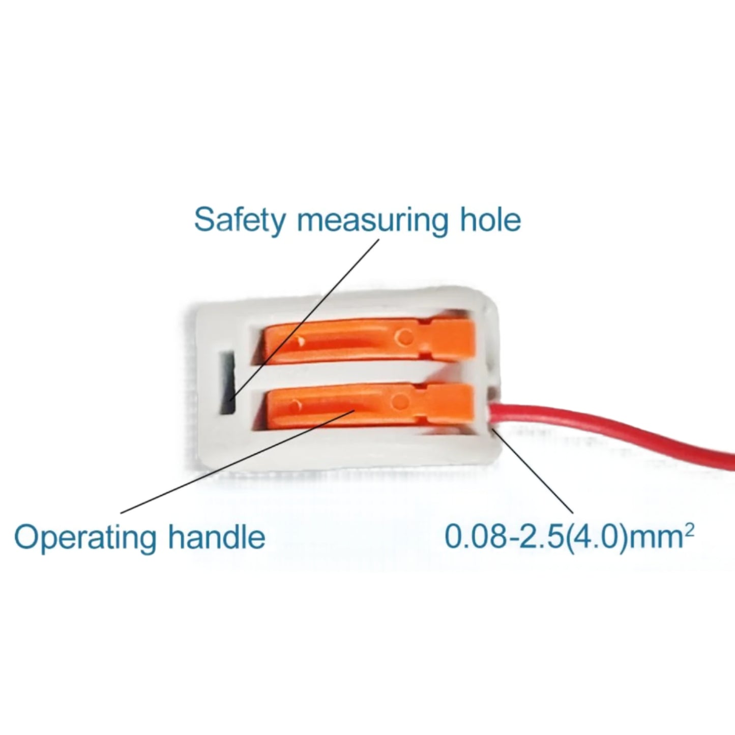 PCT-212 Universal Terminal Connection 0.08-2.5mm Push-In Electrical Terminals Universal Terminals for Cable Wiring Electrical Terminal Blocks For Secure And Easy Cable Connection - RS3605