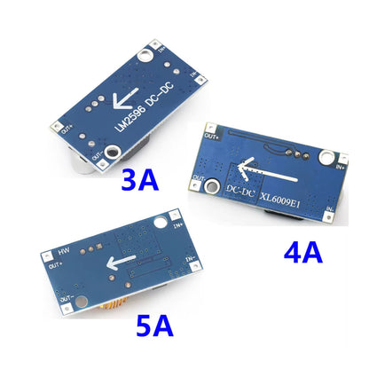 LM2596 XL4015 Buck Boost Converter Module LM2596S Adjustable DC to DC Converter 3A 4A 5A Step-Down Power Supply Regulator Module For Arduino, Raspberry Pi and DIY Projects