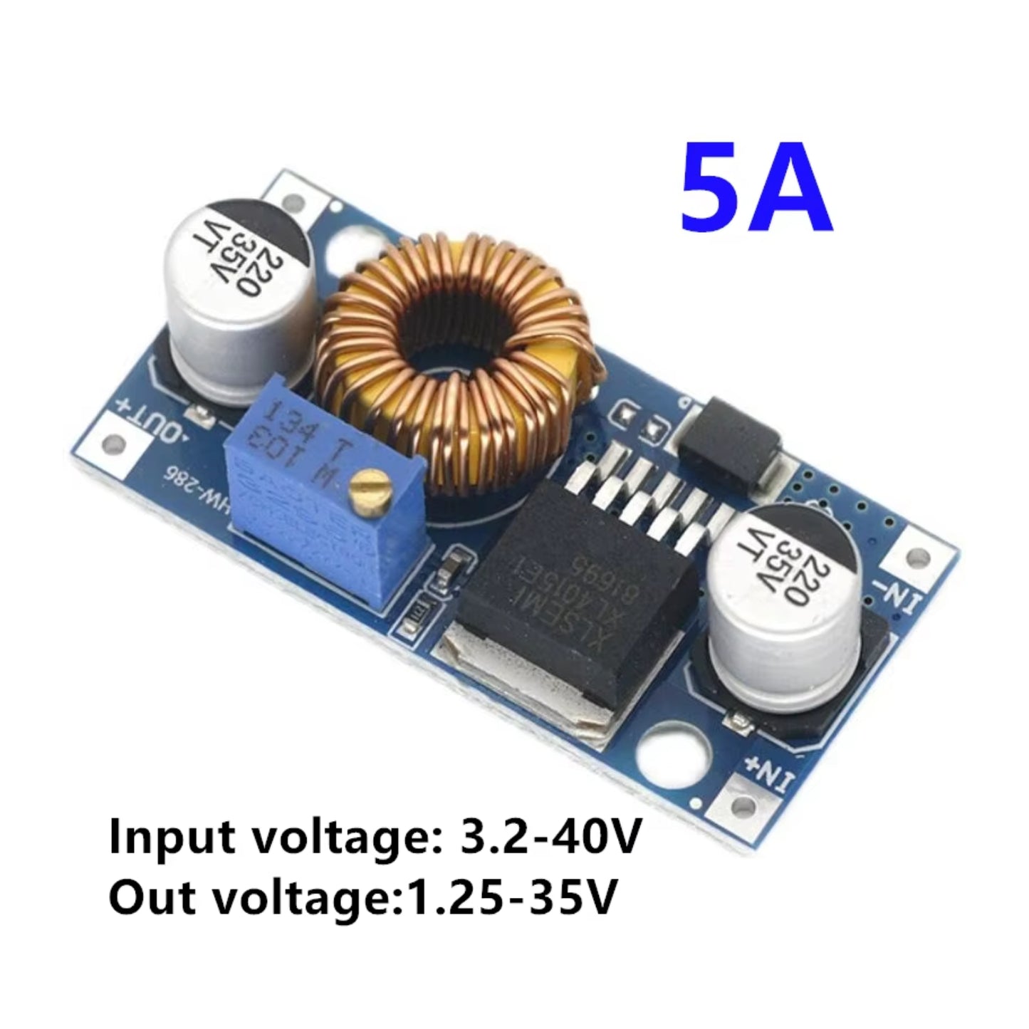 LM2596 XL4015 Buck Boost Converter Module LM2596S Adjustable DC to DC Converter 3A 4A 5A Step-Down Power Supply Regulator Module For Arduino, Raspberry Pi and DIY Projects