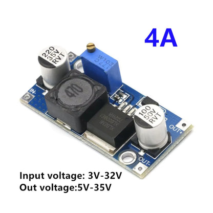 LM2596 XL4015 Buck Boost Converter Module LM2596S Adjustable DC to DC Converter 3A 4A 5A Step-Down Power Supply Regulator Module For Arduino, Raspberry Pi and DIY Projects