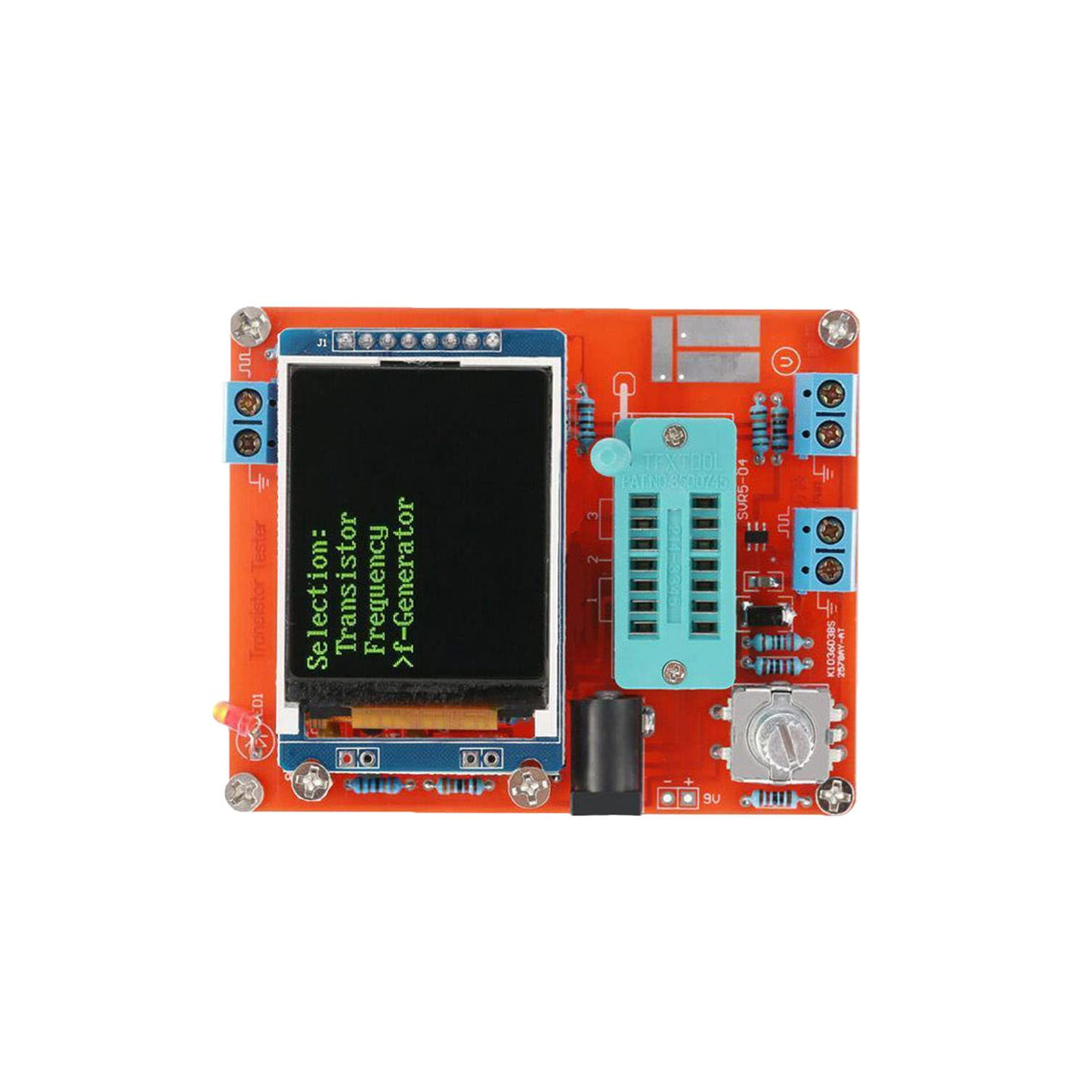 GM328 Transistor Tester LCR Diode Capacitance ESR Voltage Frequency Meter PWM Square Wave Frequency Signal Generator With Case - RS2429