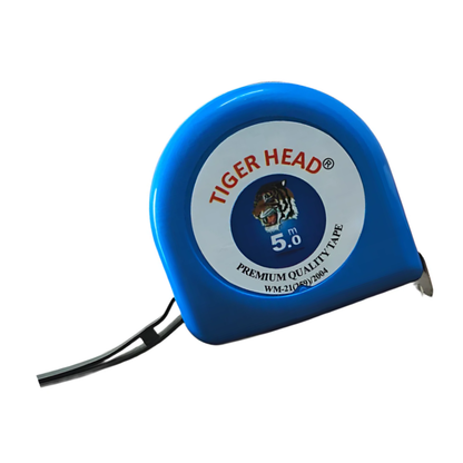5M Retractable Locking Measuring Tape Heavy Duty Measuring Tape With Rubber Grip Metric Imperial Measuring Tape - RS7557