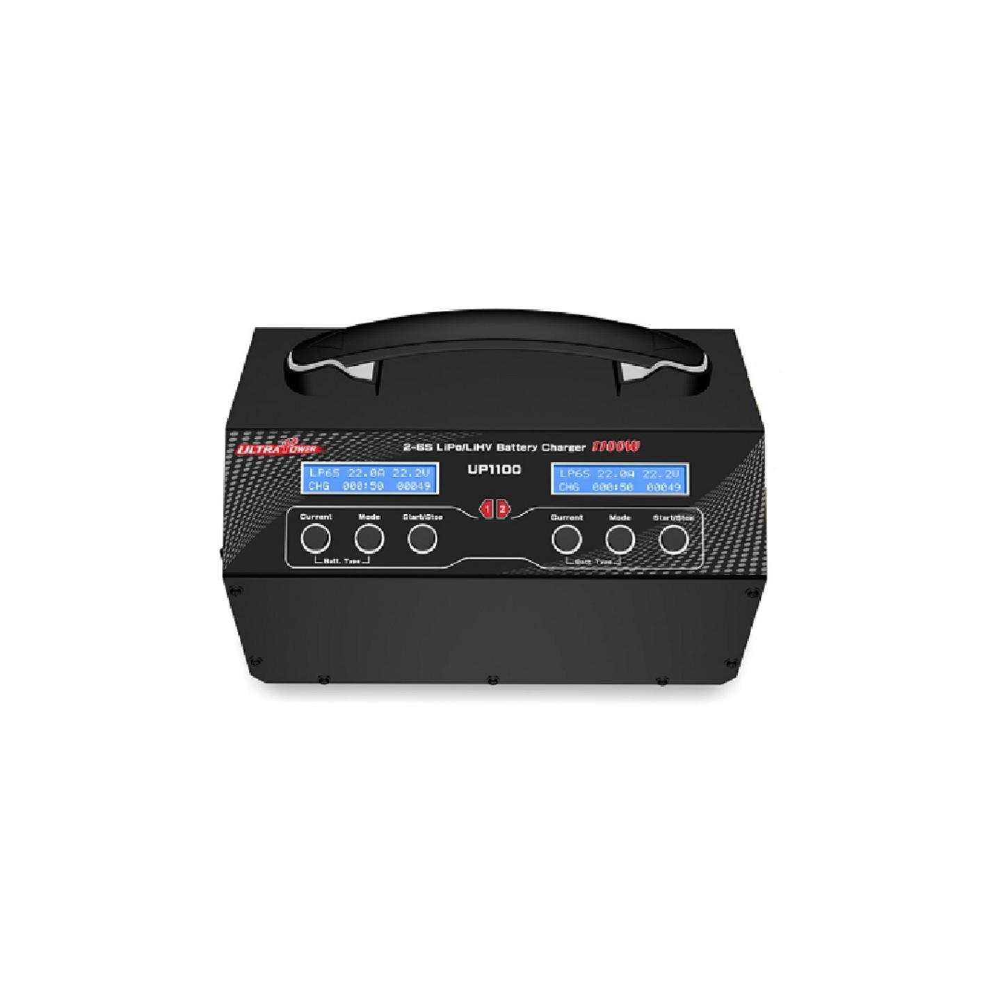 UltraPower UP1100 2x550W UAV Charger Dual-Channel 22A 2–6S LiPo Battery Charger For UAV Drone Applications