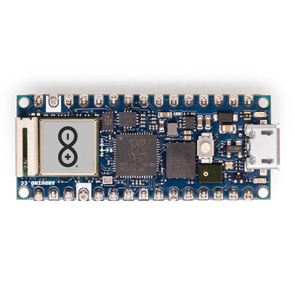 Official Arduino Nano RP2040 Connect with Pre-Soldered Headers Powerful RP2040, Wi-Fi, Bluetooth, Microphone & IMU For IoT & Embedded Projects