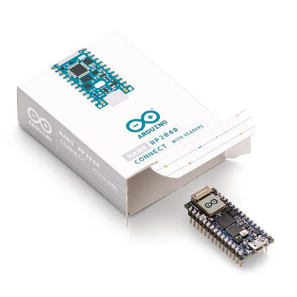 Official Arduino Nano RP2040 Connect with Pre-Soldered Headers Powerful RP2040, Wi-Fi, Bluetooth, Microphone & IMU For IoT & Embedded Projects
