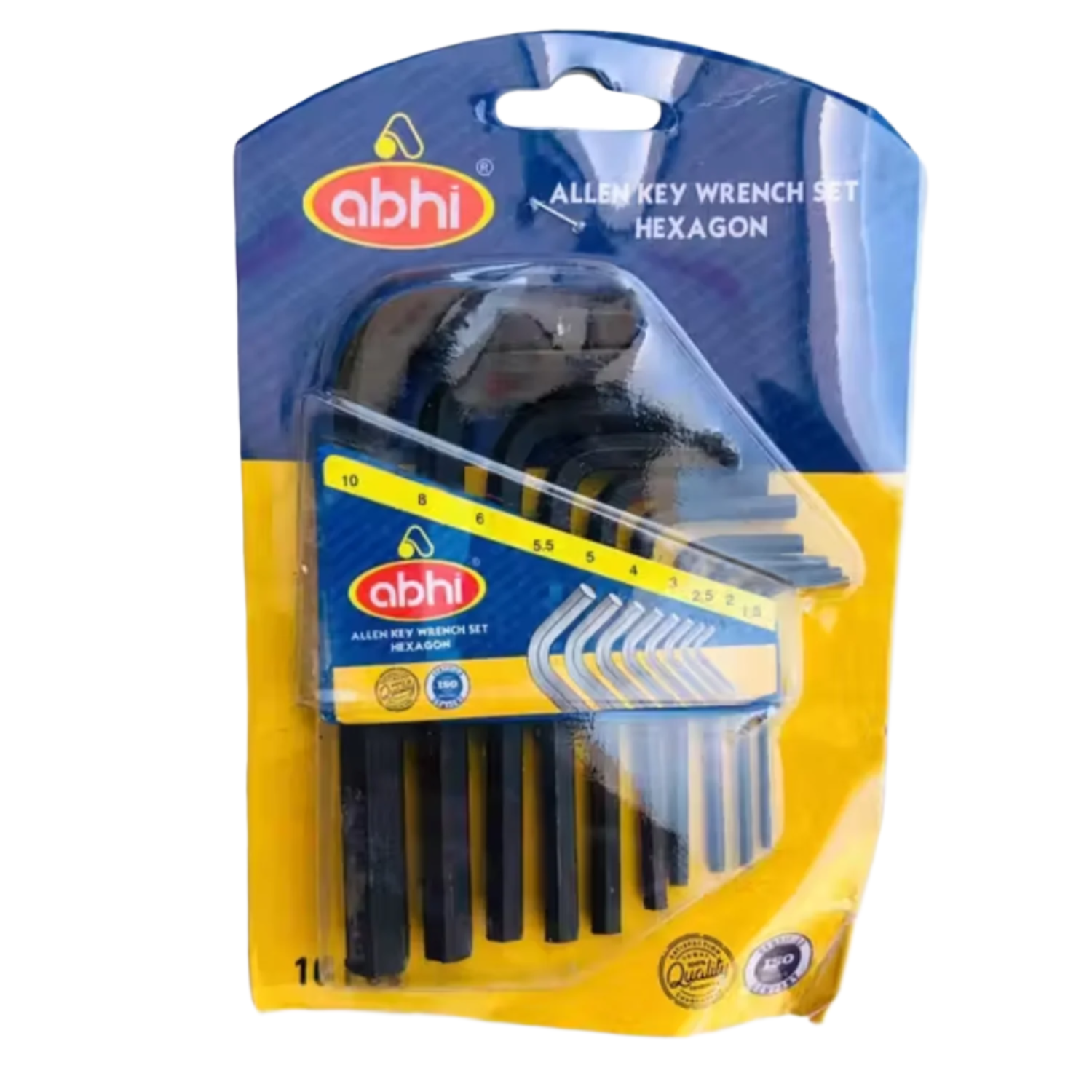Abhi 10-in-1 Hex Allen Key Set Versatile Wrench Assortment For Home ...