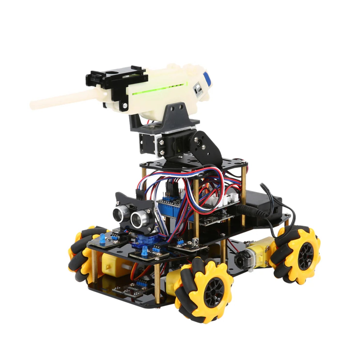 ACEBOTT ESP32 Robot Car Shooting Expansion Pack with Water Bullet Blaster For Enhance Fun & Interactive Play