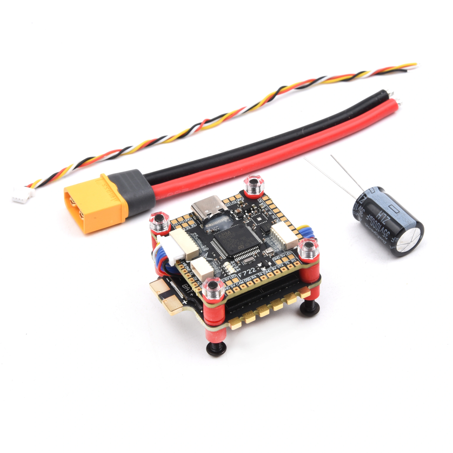 Readytosky F7 Flight Controller With 60A 4-in-1 Brushless ESC 3-6S LiPo Support STM32F7 Processor Betaflight Compatible For FPV Racing and Freestyle Drones