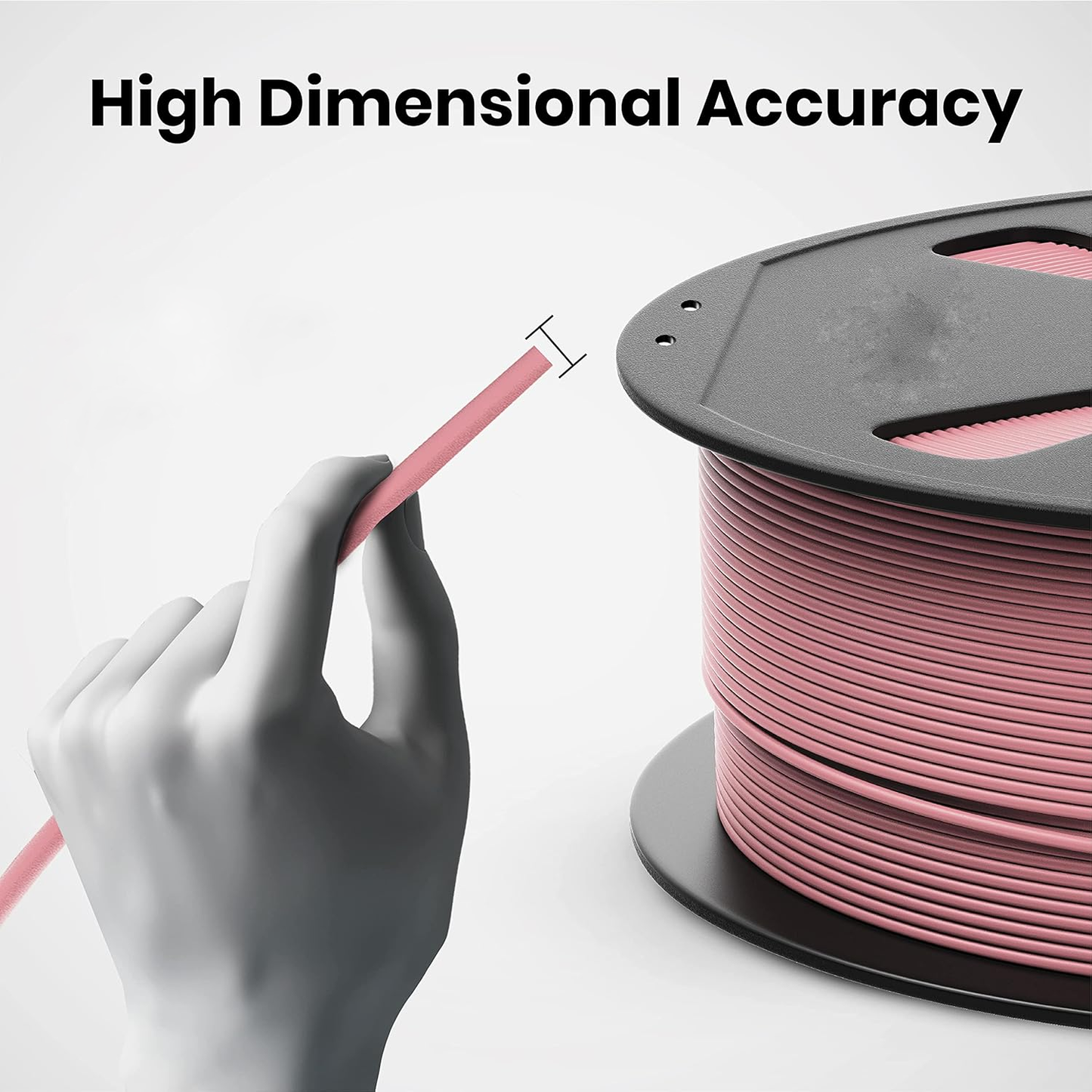 Premium HS PLA+ 3D Printer Filament 1.75mm, 1KG Spool, High-Strength PLA Plus filament For FDM 3D printers - Skin - RS7198