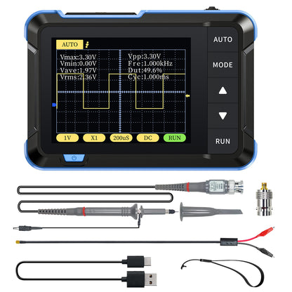 FNIRSI DSO-152 Mini Oscilloscope 2.8″ TFT Handheld Oscilloscope DSO152 Digital Oscilloscope with High Bandwidth For Electronics