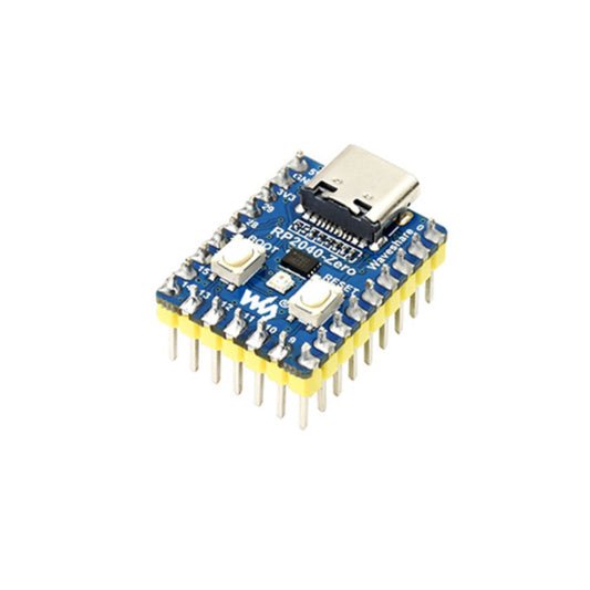 Waveshare RP2040-Zero With Soldered Headers Raspberry Pi-based MCU RP2040 Module Compact Mini Version of Raspberry Pi Pico For Experience RP2040 Power In the RP2040-Zero - RS5902