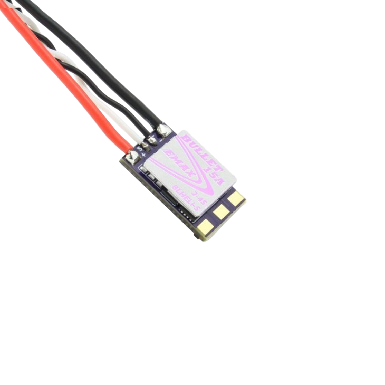 EMAX D-SHOT Bullet Series 15A ESC 2-4S BLHELI_S Ultra-Light 3.5g Supports DShot, Oneshot42 & Multishot High-Performance Brushless Speed Controller