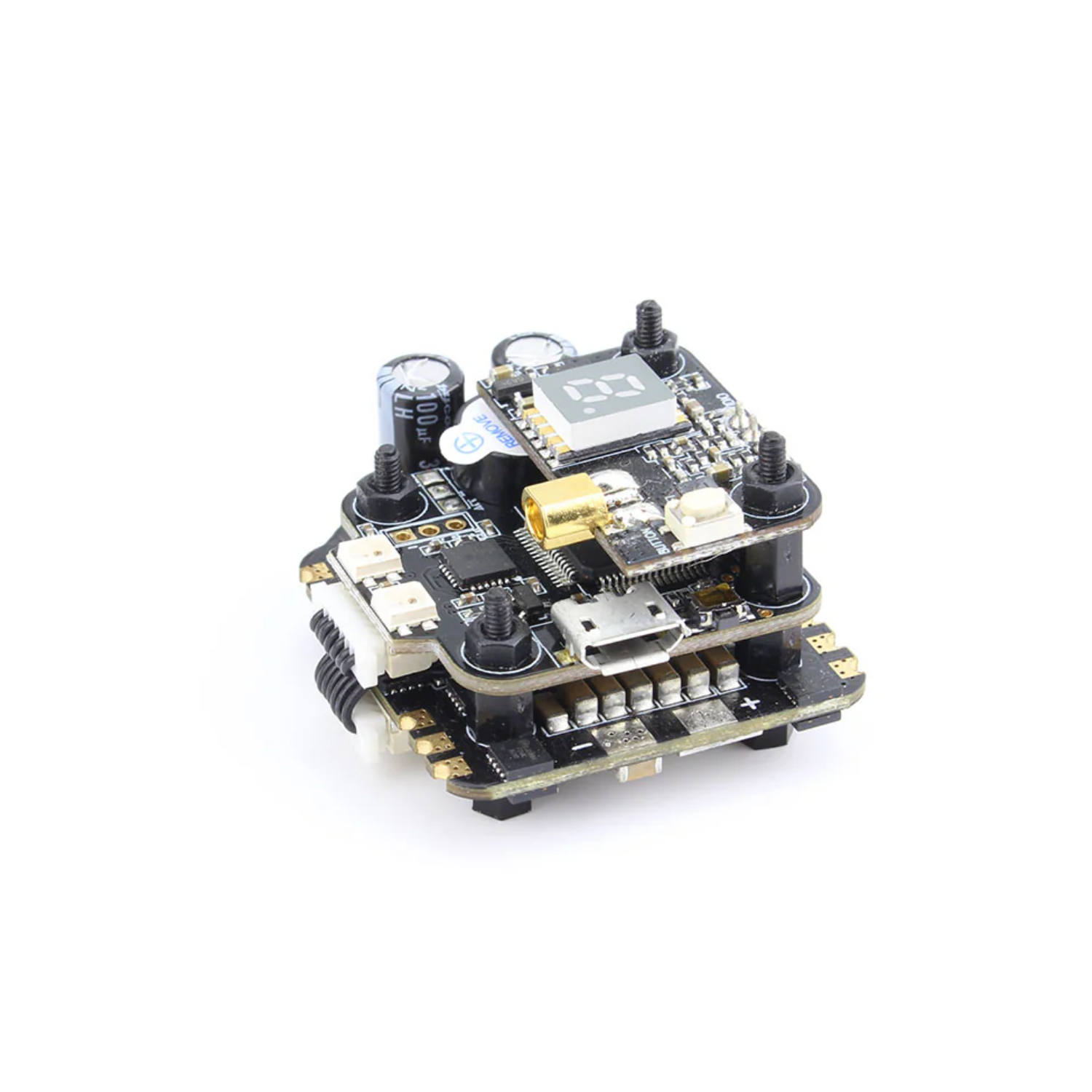 EMAX Mini Magnum 2 F4 35A 4in1 ESC 20x20mm Flytower 2-6S LiPo, BLHeli_32, F4 Flight Controller, OSD, VTX, FPV Racing Drone, Compact ESC FC Combo