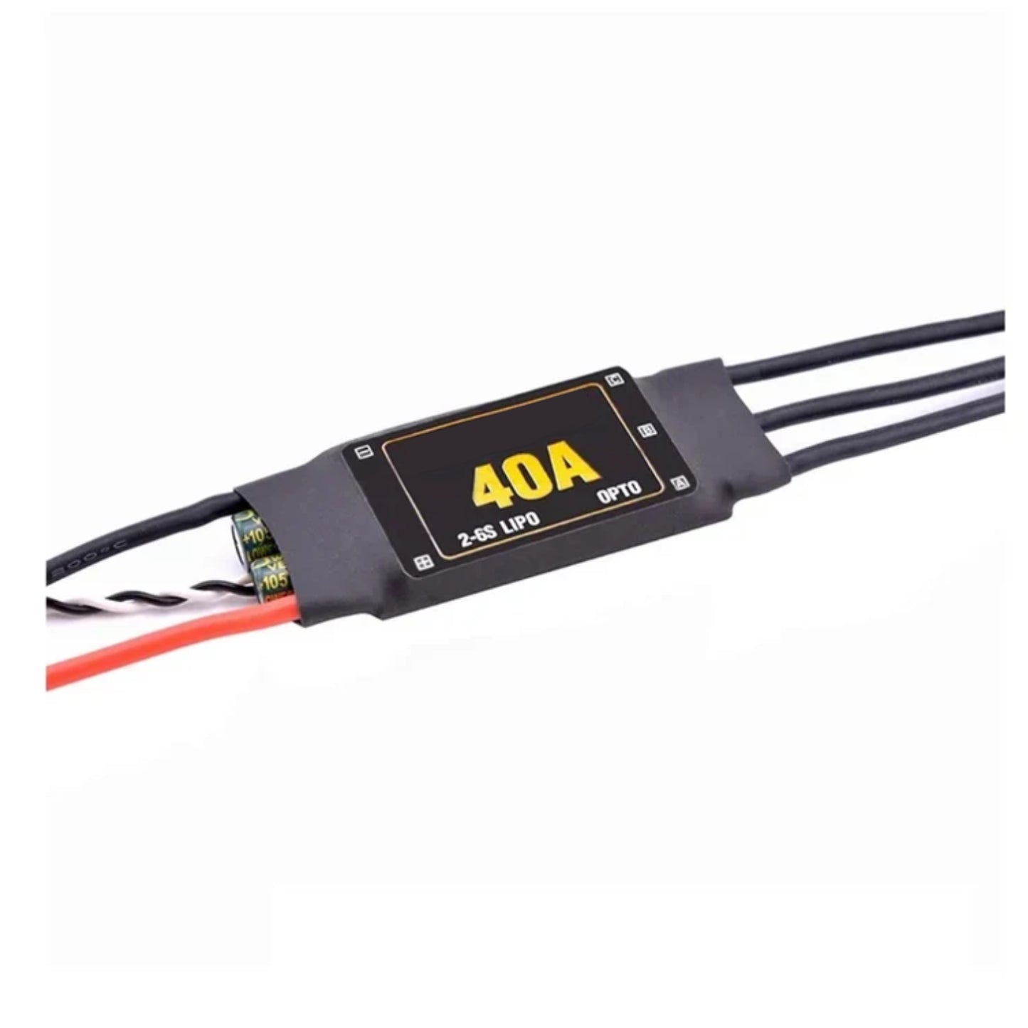 With High-Performance 40A ESC 2-6S LiPo Batteries and Powerful 40A ESC Wide Voltage Compatibility  For RC FPV Quadcopter Aircraft Parts - RS6889