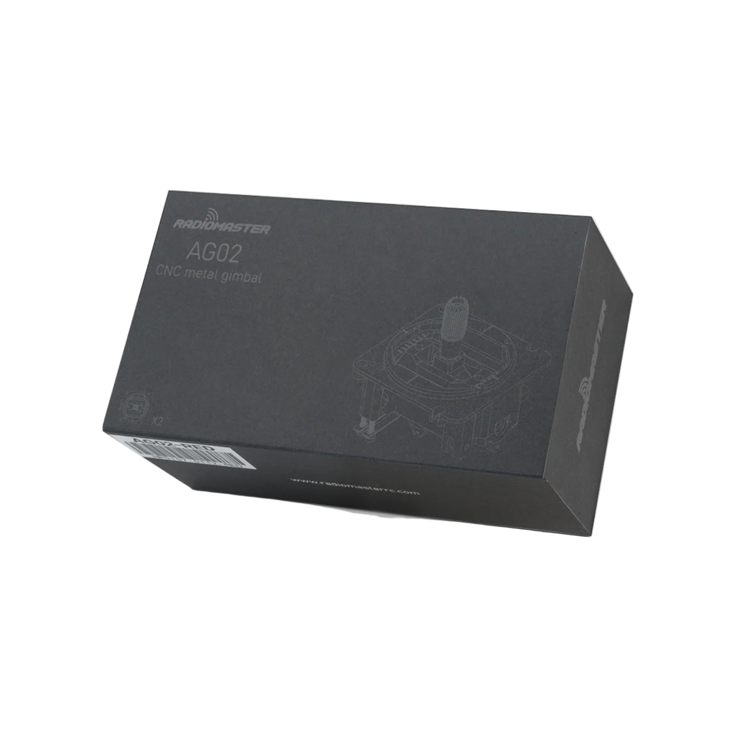 RadioMaster AG02 CNC Aluminum Hall Gimbal Set 