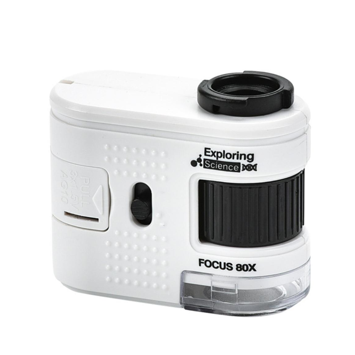 80X Zoom LED Lighted Portable Handheld Microscope