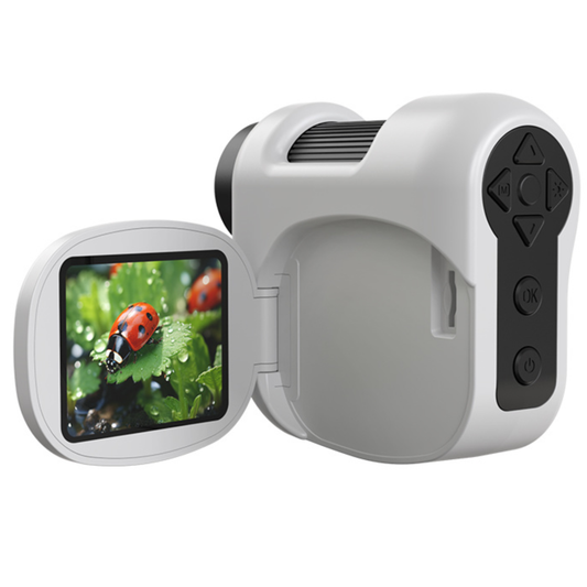 W5818A 100–1600X Portable Digital Microscope Rechargeable Handheld USB Microscope With LED For DIY Science & Outdoor Exploration