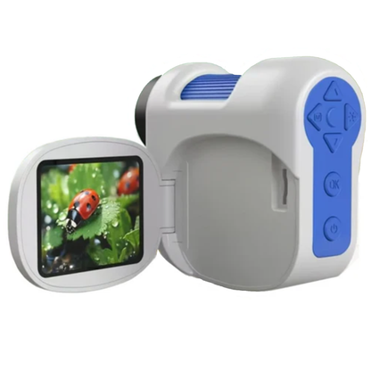 W5818A 100–1600X Portable Digital Microscope Rechargeable Handheld USB Microscope With LED For DIY Science & Outdoor Exploration