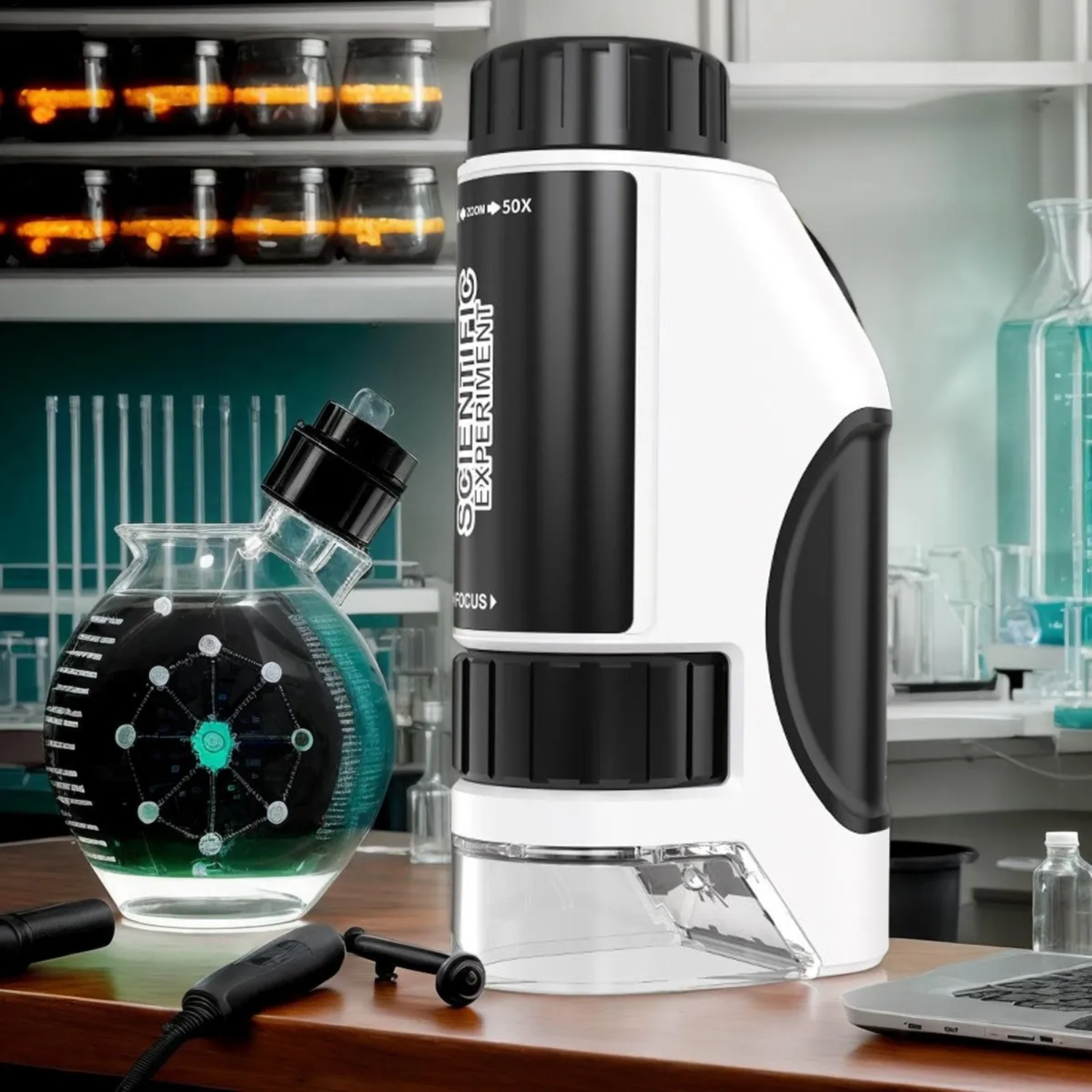  W5811 50X–300X Portable Handheld Microscope Toy