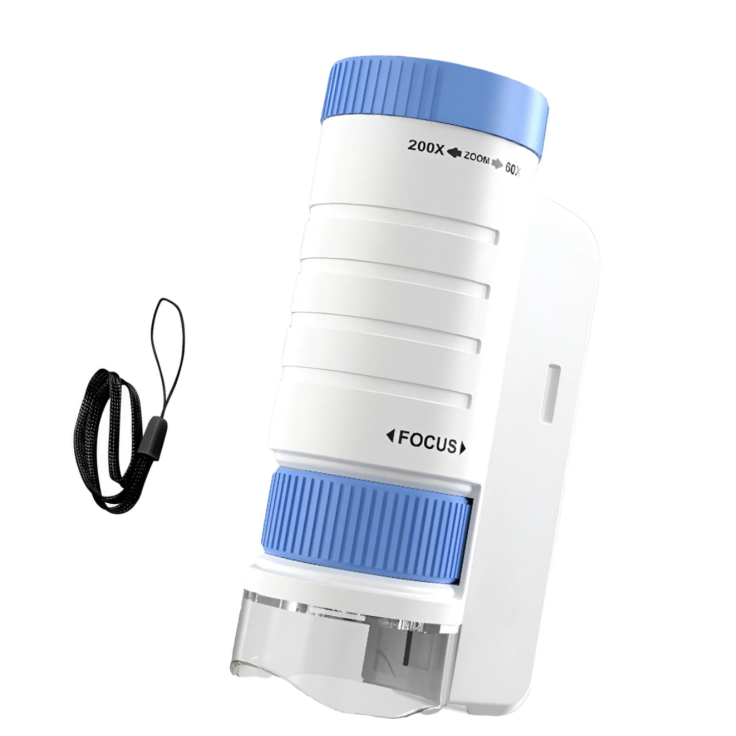 JH003 60X–200X Mini Handheld Microscope Toy Portable Kids Educational Science Tool For Indoor & Outdoor Adventures