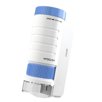 JH003 60X–200X Mini Handheld Microscope Toy Portable Kids Educational Science Tool For Indoor & Outdoor Adventures