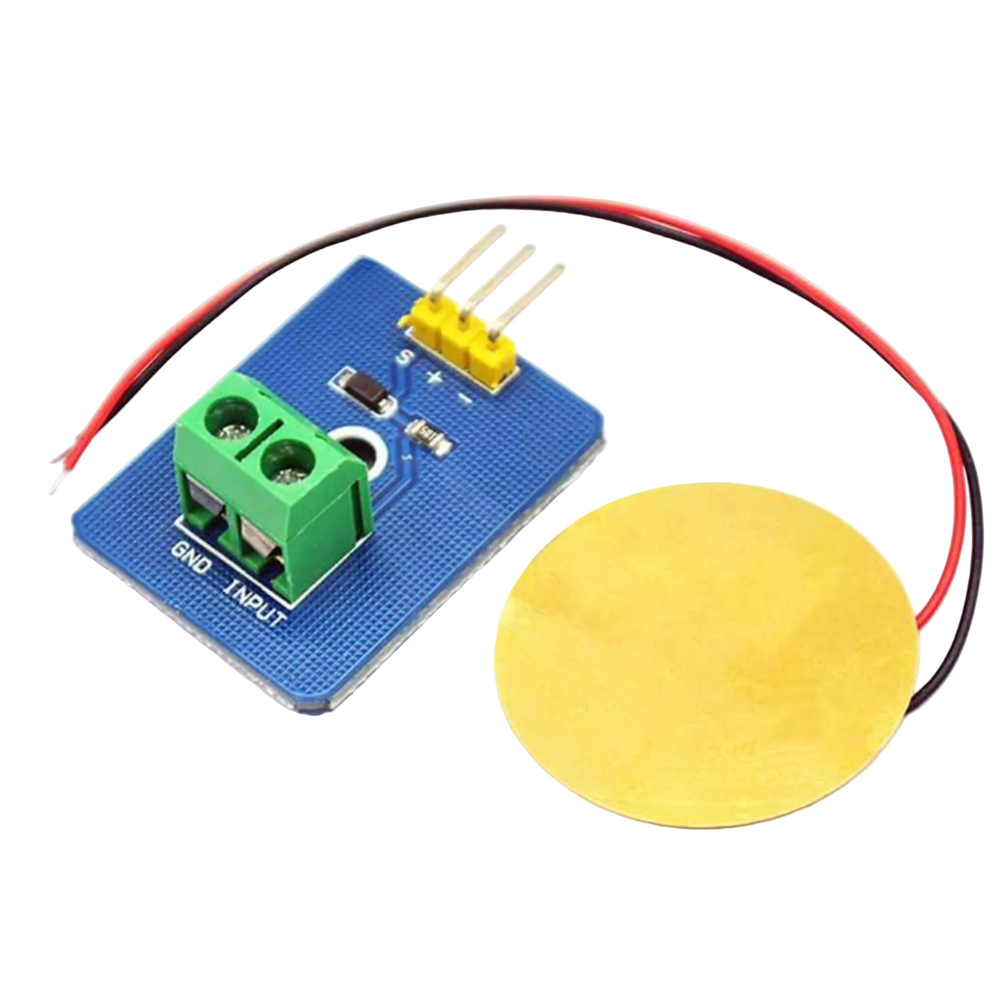Ceramic Piezoelectric Vibration Sensor Module High-Sensitivity Piezo Sensor For Arduino & DIY Electronics Projects - RS4983